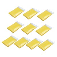 Ioensy - 10 Chubasqueros De Emergencia Para Acampar Con Capucha Con Cordón, Ponchos De Lluvia Desechables, Color Amarillo