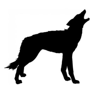 Rienda Libre Graphics - Decomural Howling Wolf Wild Animals Ws-15819