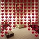 thumbnail image 1 of Decoraciones para San Valentín - 80 guirnaldas de fieltro rojo con forma de corazón - Sin necesidad de bricolaje - Decoración para el hogar, la oficina, la boda, el aniversario, el cumpleaños o la fie, 1 of 7