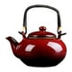 thumbnail image 4 of Tetera De Cerámica Dispensador De Té Tradicional Tetera Para Picnic Senderismo Al Aire Libre Rojo, 4 of 5