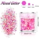 thumbnail image 2 of 12 Colo Beauty Nail Glitter Lentejuelas Polvo, Lentejuelas Mixtas Copos Iridiscentes, Lentejuelas Holográficas Ultrafinas Puntas Brillantes Caja Gruesa para Uñas Arte Decoation Cacampanao Ojos Rostro, 2 of 6