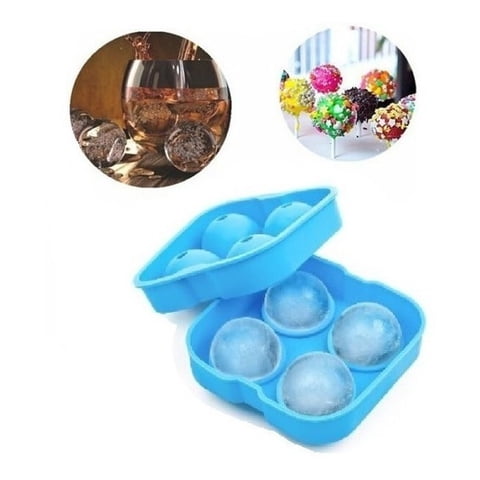 Genérico - Molde De Silicona Redondo Moldes Silicona 4 Redondo Bolas