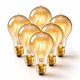 thumbnail image 1 of Bombilla incandescente Kellarosses 40W A19 E26 120V Ámbar regulable Pack de 6, 1 of 9