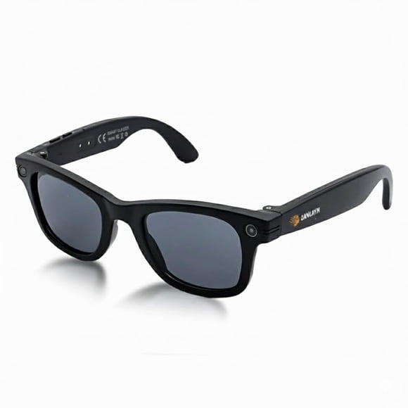 Gafas de cámara inteligente QANLAYN 8MP HD con IA, control por voz e impermeables