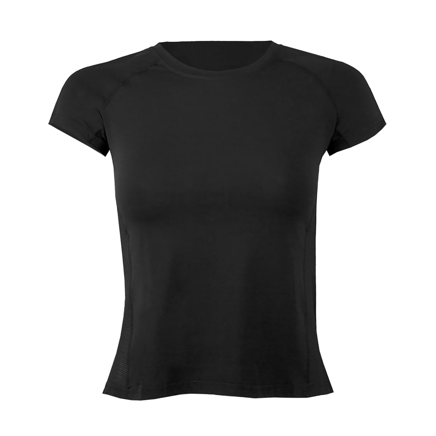 Andesland - Polera Dry Fit Manga Corta Paneles Malla Mujer