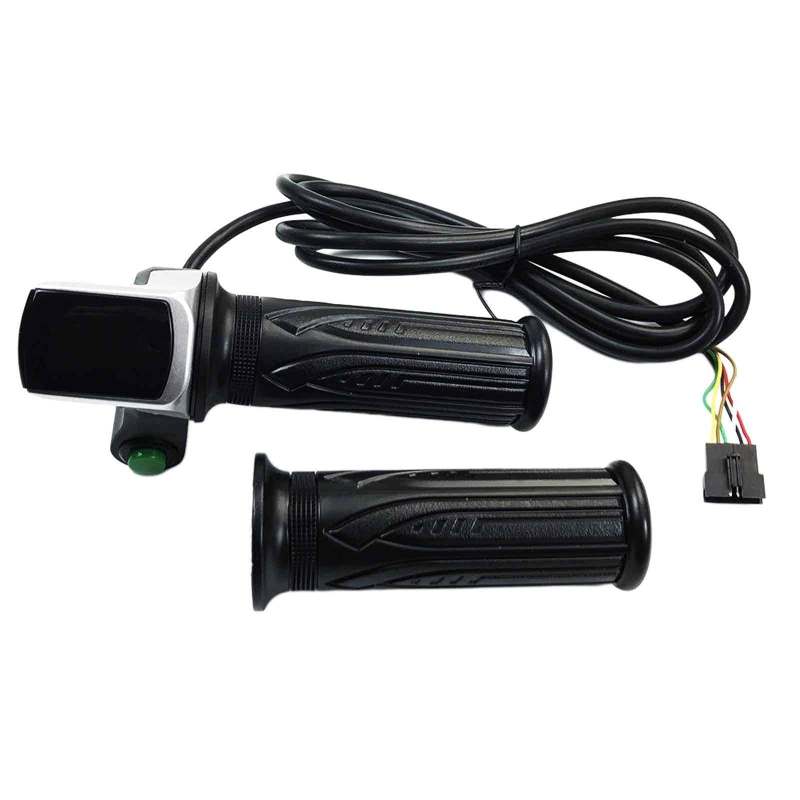 Magideal - Empuñadura De De Manillar, Control De , Empuñadura Giratoria De Universal, Con Pantalla Lcd, Empuñaduras De Manillar