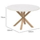 thumbnail image 2 of Mesa Redonda Equiz Blanca 120cm | Comedor u Oficina, 2 of 9