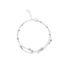 thumbnail image 2 of Pulsera Plateada Estrella Doble Cadena, 2 of 7