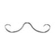 thumbnail image 2 of Anillo De Nariz Con Bigote Para Tabique, Anillo De Tabique Con Bigote Para San Valentín, Cumpleaños, Verano, Plata, 2 of 3