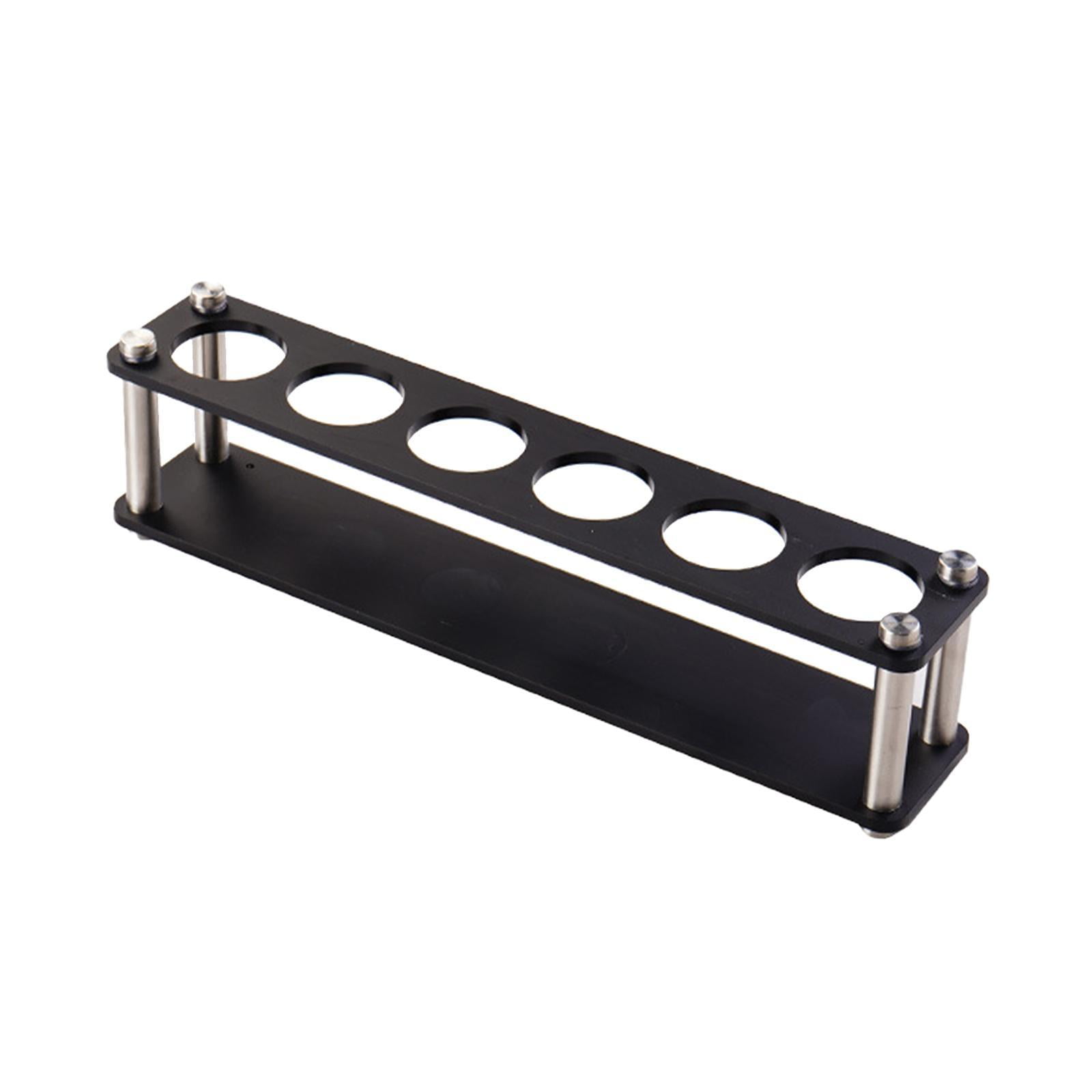 Magideal - Portavasos De Vidrio Para Chupitos, Bandeja Para Vasos De Vidrio, Soporte De Acrílico Con Orificio De 1,57 Pulgadas, Bandeja Portátil Para Aperitivos, 30x8x6cm