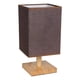 thumbnail image 1 of Lampara De Velador Lampara De Mesa Diseño Cuadrado marron, 1 of 3