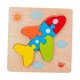 thumbnail image 2 of Juguetes Coloridos Del Rompecabezas De Madera De Montessori Para El Avión De Los Niños Pequeños, 2 of 5