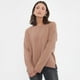 thumbnail image 3 of Sweater Mujer Chenille Cuello Redondo Camel Corona, 3 of 5