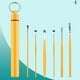 thumbnail image 1 of 6PCS Ear Cleanser Spoon Health Care Earpick Ear Cleaner Wax Removal Tool Earpick Sticks Earwax Remover Curette Ear Pick Cleaning, 1 of 3