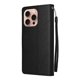 thumbnail image 2 of Funda Cartera para iPhone 16 Pro con Tarjetero, Soporte y Cordón - Protección Negro, 2 of 6