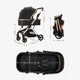 thumbnail image 3 of Coche Cuna Paseo de Lujo Plegado Automático con Marco de Aluminio y Asiento Reclinable, 3 of 3