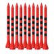thumbnail image 3 of 100pcs Bamboo Golf Tees Rayas Marca Escala Alto Rendimiento 70mm Rojo, 3 of 5