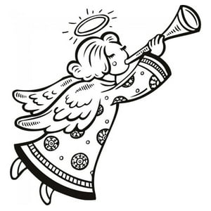 Rienda Libre Graphics - Decomural Xmas Angel Halo Festive Christmas Ws-17892