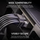 thumbnail image 4 of Cable Corsair ThermalProtect 600W 12V-2x6 Negro, 4 of 5