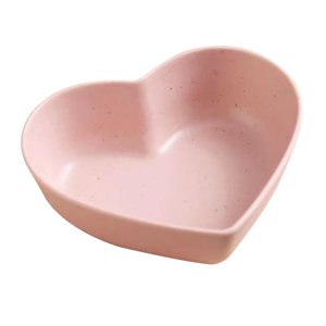 Magideal - Cuenco En Forma De Corazón, Cuenco Para Postre, Cuenco De Cocina Decorativo Novedoso, Cuenco Versátil Para Servir, Cuenco Para Inmersión Para Fiesta Rosa