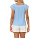 thumbnail image 3 of INSPIRE CHIC Blusa de Mujer para Regreso a Clases Verano Cuello Cuadrado de Cuadros con Mangas Cortas S Azul, 3 of 6