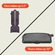 thumbnail image 4 of Plancha BELLA Ceramic Fold-n-Store de doble temperatura, 10 x 20, 1500 W, color ciruela, 4 of 7