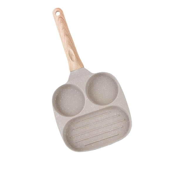 Sartén Dividida, Sartén Para Freír, Duradera Para Camping, Cocina Plett
