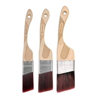 Pincel Rollingdog Con Borde Angular Y Mango Ergonómico De Madera