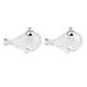 thumbnail image 3 of 2pcs Mini Ballena Botella De Cristal Vacía Deseando Vial Colgante Charms Tarros Plata, 3 of 5