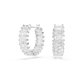 thumbnail image 1 of Pendiente Swarovski Matrix blanco con acabado de rodio, 1 of 4