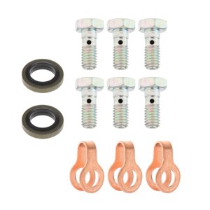 Ioensy - Pernos De Banjo De Línea De Retorno De Combustible Para Piezas De Motor De Sistema De Combustible De 1989-1998 12V