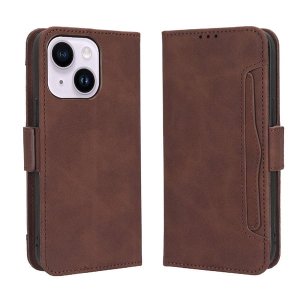 Funda Tipo Billetera FOXDOCK para iPhone 15 Plus – Tapa Flip con Tarjetero