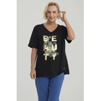 Fashionspark - Polera Mujer Print Negro - Vii