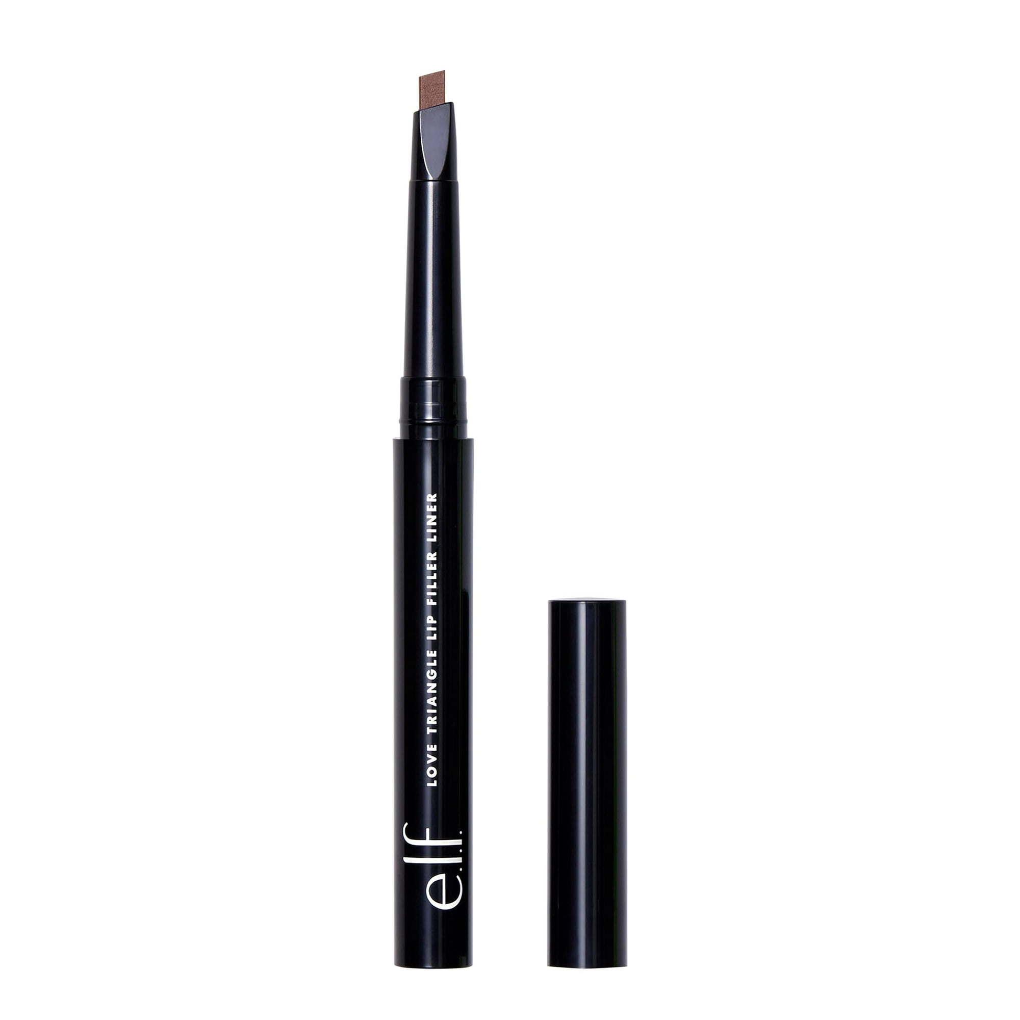 Delineador De Labios E.l.f. Love Triangle 2 En 1 Deep Brown