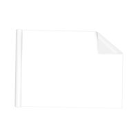 Ioensy - Adhesivo De Pizarra De Borrado En Seco, Hoja Reutilizable De Pintura Para Niños Para Escritorio De Pared De Habitación, 45Cm X 2M, Blanco