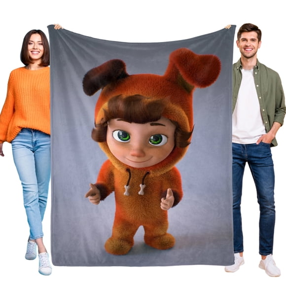 Manta Dave y Ava Flannel 150x130cm