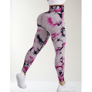 Flix Line - Leggings Deportivos Mujer Push Up Tie Dye Bicolor