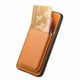 thumbnail image 3 of Funda de Cuero Magnética con Tarjetero para Samsung Galaxy S25 Edge Cubierta Delgada Amarillo, 3 of 5