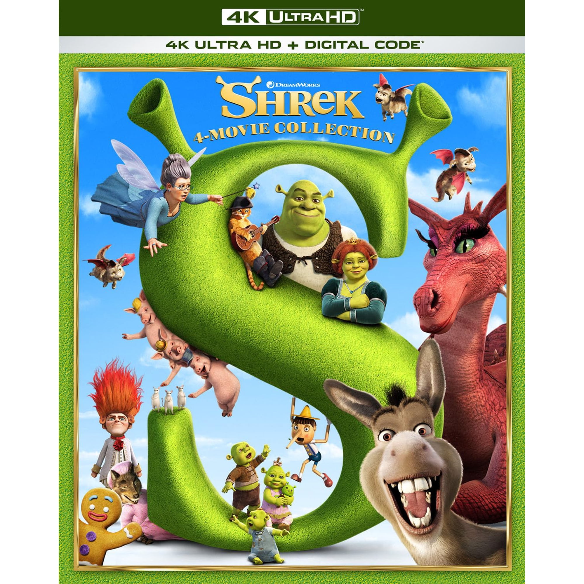 Universal - Colección De Películas Shrek 4 4k Ultra Hd + Digital [4k Uhd]