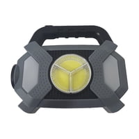 Importclick - Linterna Luz Solar Exteriores Camping 20W Negro