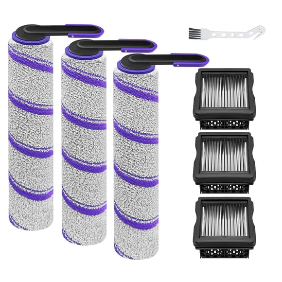Accesorios para S30 Pro compatibles con NARWAL S30 Pro aspiradora en seco y húmedo, repuestos NARWAL incluyen 3 filtros HEPA y 3 rodillos de cepillo