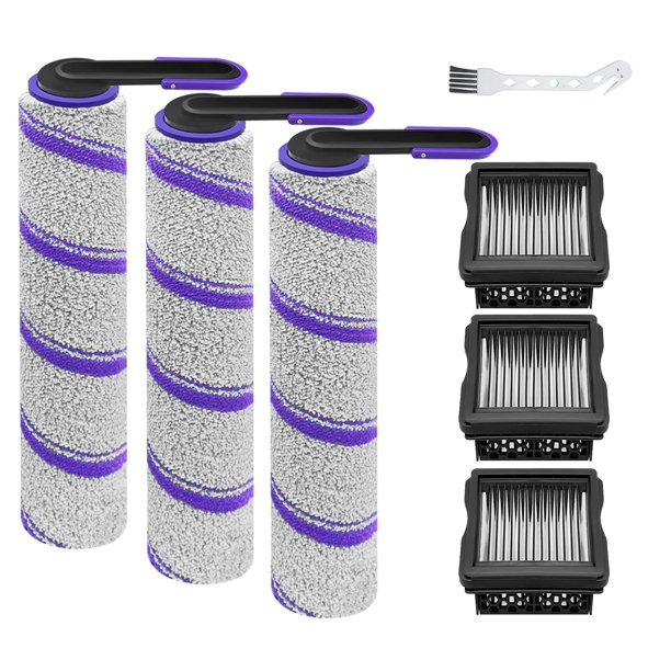 Accesorios para S30 Pro compatibles con NARWAL S30 Pro aspiradora en seco y húmedo, repuestos NARWAL incluyen 3 filtros HEPA y 3 rodillos de cepillo