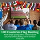 thumbnail image 2 of Guirnalda CrysGuard con 100 Banderas de Países, 28m, Poliéster, 2 of 3