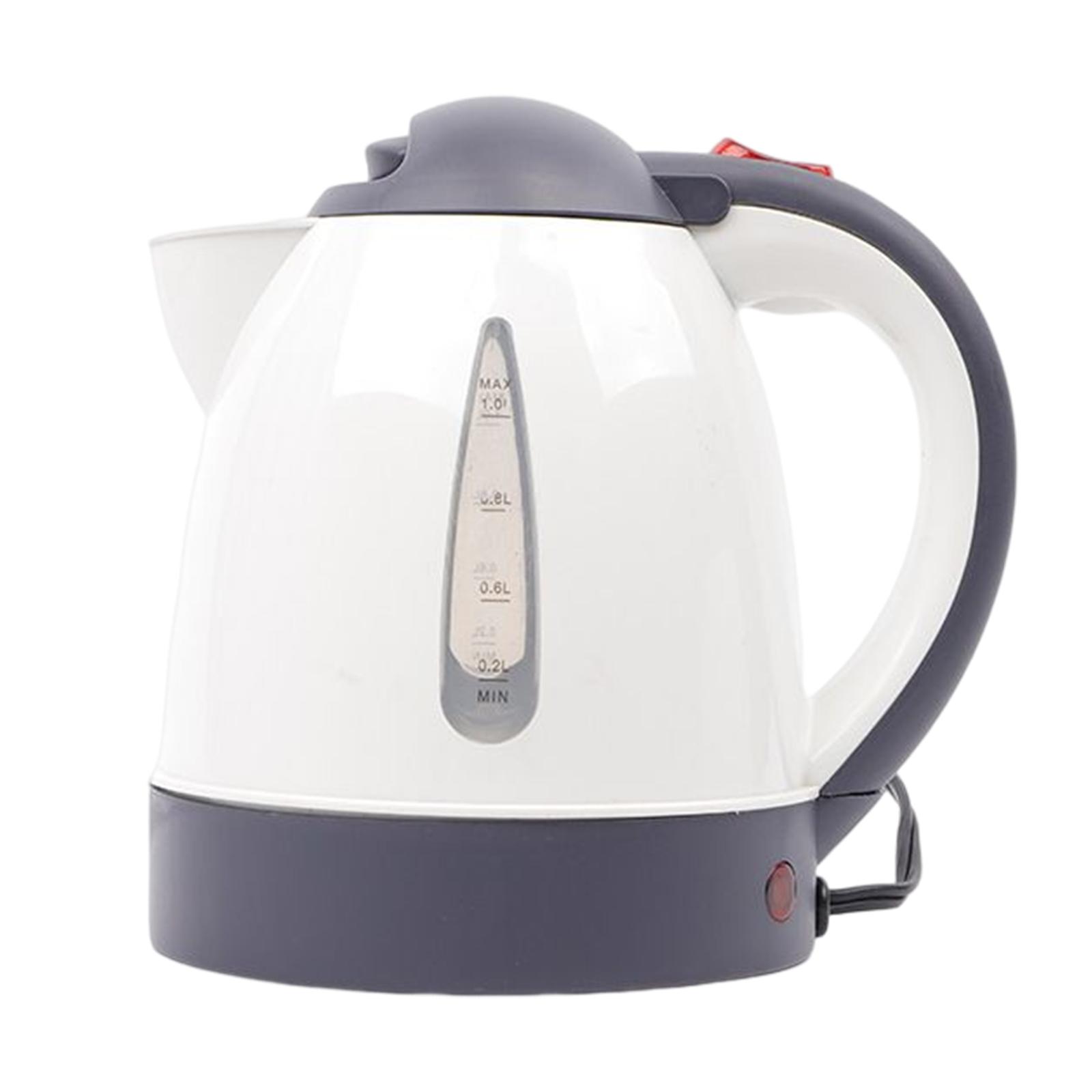 Bothyi - Hervidor Eléctrico Para Coche De 1L, Taza Para Beber, Para Viaje De Autoconducción Caliente, Blanco, 12V, 150W