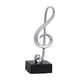thumbnail image 4 of de nota de música nórdica, estatua, adorno artístico, escultura de símbolo Musical artesanal para estantería, decoración de , Plata, 4 of 5