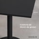thumbnail image 4 of Comedor Restaurante Cafeteria 70x70x74cm 4 Sillas Venhoouse Negro, 4 of 8