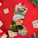 thumbnail image 4 of Peter Pan Tema: Calcetines de Navidad, fino lino blanco para colgar en escaleras y chimenea, decoración navideña para el hogar, regalo de Navidad. 45cm × 32cm, 4 of 5