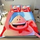 thumbnail image 1 of Capitán Calzoncillos Conjunto de sábanas temático, trío de piezas, cómodo y amigable con la piel, diseño único, regalo de decoración para el hogar para familiares, amigos y fans, 90 cm * 190 cm, 1 of 6
