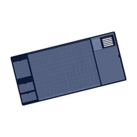 Magideal - Alfombrilla De Ratón Impermeable, Alfombrilla De Escritorio Para Alfombrilla De Ratón, Protector De Almohadilla De Escritorio De Cuero Pu Para , Azul