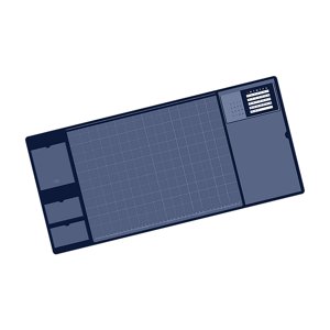 Magideal - Alfombrilla De Ratón Impermeable, Alfombrilla De Escritorio Para Alfombrilla De Ratón, Protector De Almohadilla De Escritorio De Cuero Pu Para , Azul